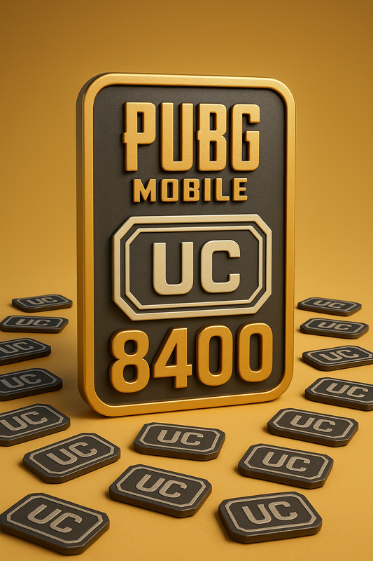 PUBG Mobile Unknown Cash 8400  Direct Topup With Game ID