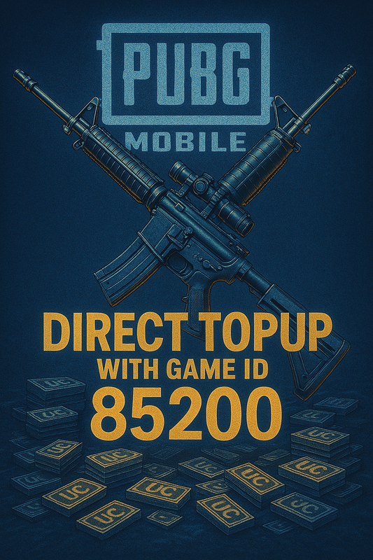 PUBG Mobile 85200 UC Direct Topup With Game ID